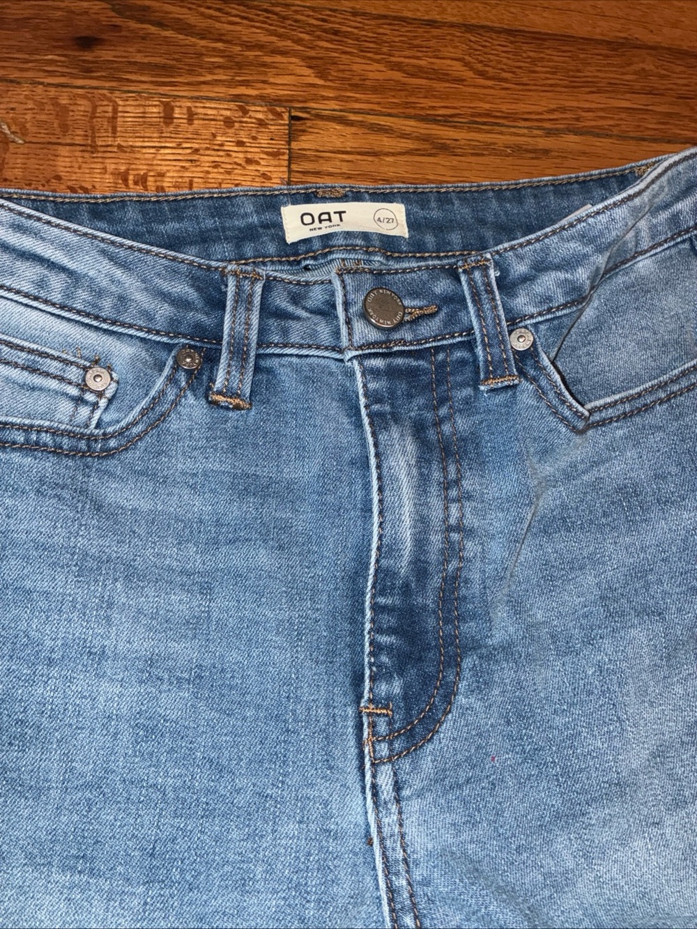 Oat New York Women's Skinny Jeans - Light Blue